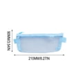 thumbnail image 3 of Estuche de malla transparente para lápices – Bolsa portátil para lápices para exámenes, organizador de papelería de gran capacidad para bolígrafos y útiles escolares, estuche transparente para uso e, 3 of 6