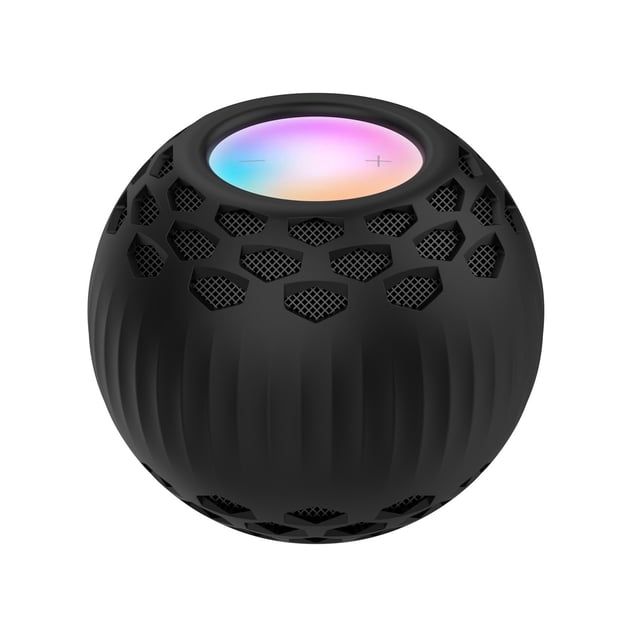 Funda protectora para HomePod Mini Altavoz inteligente con estuche de transporte portátil Estuche de silicona a prueba de polvo