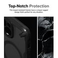 thumbnail image 4 of Ringke Fusion-X Magnetic [Compatible with MagSafe] Designed for iPhone 15 Case, Anti-Fingerprint Rugged Shockproof Protective Phone Cover - Matte Black, 4 of 11