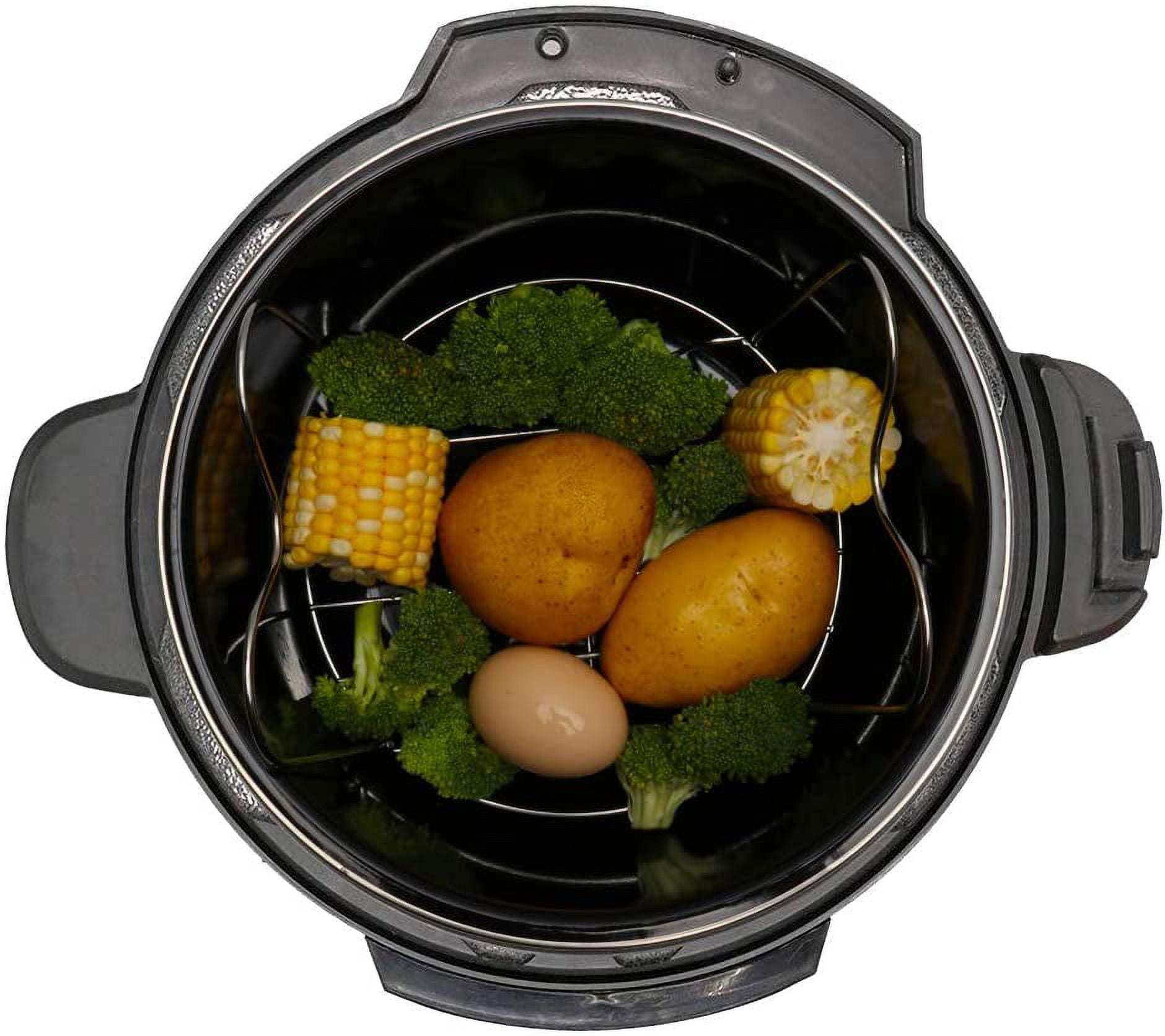  TOMOTE Egg Steamer Rack Trivet for Instant Pot Accessories 5 Qt,  6 Qt, 8 Qt Pressure Cooker - 2 Pack Stackable 304 Stainless steel  Multipurpose Cooling Rack (2 Pack): Home & Kitchen