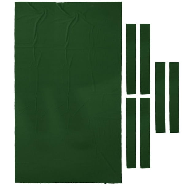 Reemplazo de Tela de Billar, Fieltro de de Billar de 9 Pies - Deluxe Y Duradero, Fácil de Instalar - - Verde, se describe Macarena Fieltro de mesa de billar