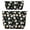 Black, variant on Soda Candy 2 PCS Makeup Bag Large Cosmetic Bag with Small Makeup Pouch, Daisy Embroidery Craft Travel Toiletry Bag for Women