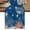 Dark Blue, variant on Orange Navy Blue Coral Table Runner, Summer Beach Coastal Ocean Wooden Washable Cotton Linen Table Runners 36 Inches Long, Dresser Scarf Runner for Nightstand/End Tables/Round Tables 13''x36''