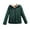 Green, variant on Jinhomg Fleece Lined Coat for Women Fall Winter Thermal Long Sleeve Full-Zip Puffer Jacket Plus Size Casual Solid Color Outerwear with Pockets Hot Pink L