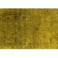 thumbnail image 1 of Ahgly Company Machine Washable Indoor Rectangle Oriental Yellow Industrial Area Rugs, 8' x 10', 1 of 4