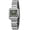 Green, variant on Small Silver Watches for Women, Fashion Ladies Analog Quartz Watch with Square Roman Numeral Dail, Stainless Steel Bracelet, Waterproof, Vintage Womens Wristwatches, White