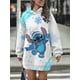 thumbnail image 2 of Sudadera con capucha de Disney Stitch para mujer, vestido de suéter informal de calle, moda de viento Simple, regalo de cumpleaños, Top nuevo, 2 of 4