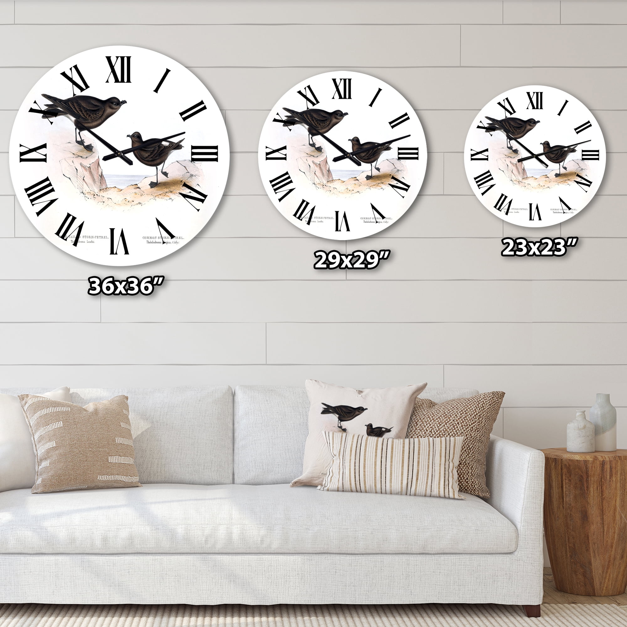 Designart 1 in Quartz Traditional Wall Clock