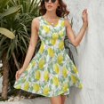 thumbnail image 3 of Citrus Fruits Summer Sundress Sleeveless Dress Summer Women Clothes Dress for Women Dresses, 3 of 7