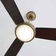 thumbnail image 5 of Monte Carlo Hicks 60 Led Hicks 60 60" 3 Blade Led Ceiling Fan - Brass, 5 of 6