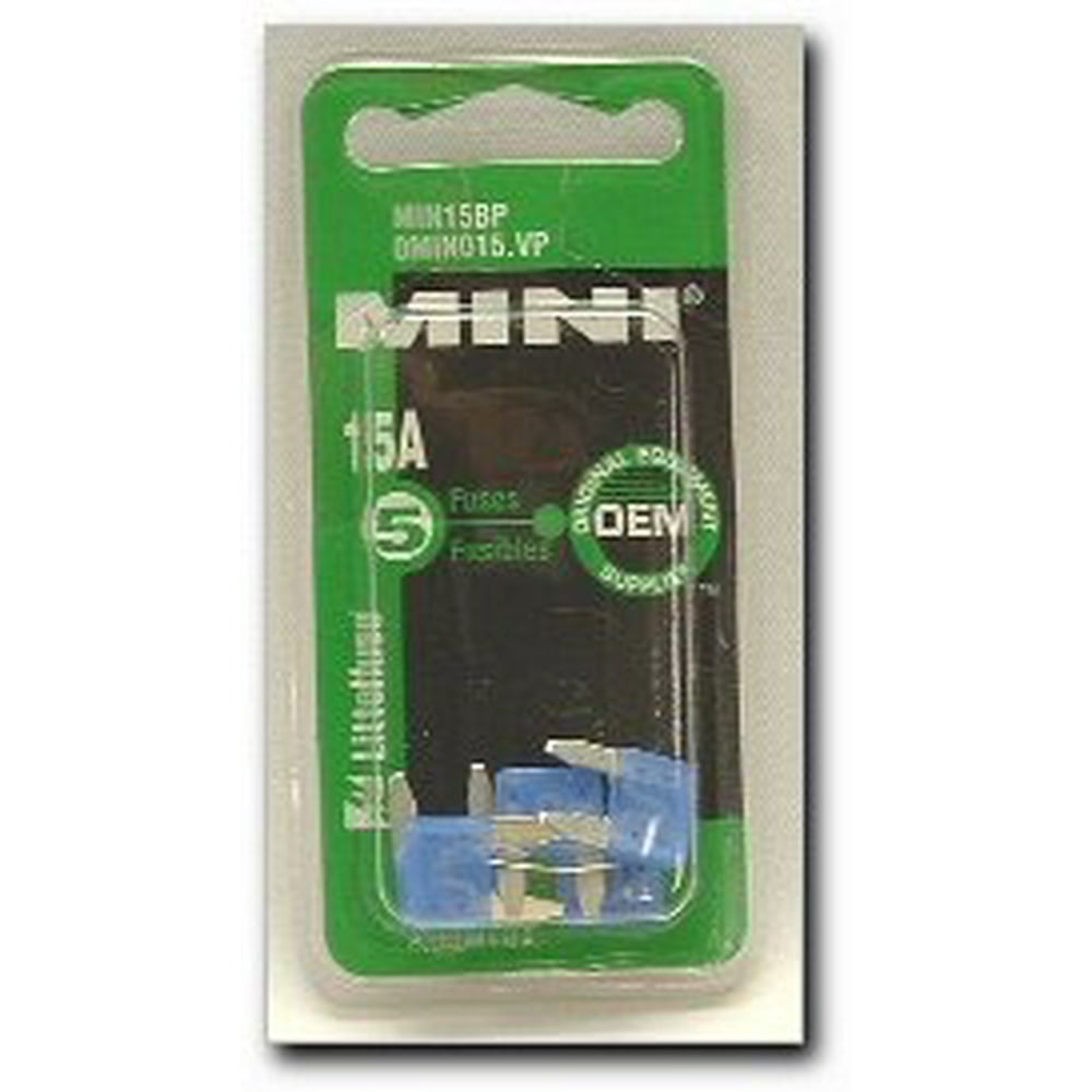 MINI FUSE 5 CDS/PACK, 15A