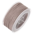 thumbnail image 3 of Unique Bargains Nylon Thread Twine Beading Cord 2mm Extra-Strong Braided Nylon Crafting String 11M/36 Feet, Desert Sand, 3 of 7