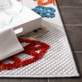 thumbnail image 4 of SAFAVIEH Cabana Siomha Floral Indoor/Outdoor Runner Rug, Creme/Red, 2' x 10', 4 of 8
