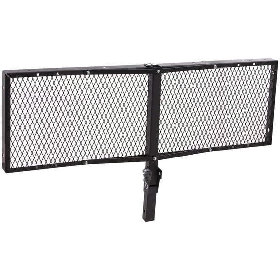 Hyper Tough Hitch Mounted Folding Cargo Carrier for Automobiles with 1.25" and 2" Receivers