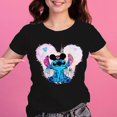 thumbnail image 1 of Cute Mickey Mouse Stitch Women's Casual Tops Harajuku Fashion Women's T-Shirts New Women's Crew Neck Tops Women's Short SleevesXL Gao Jinjia LED, 1 of 2