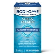 Bodi-Ome Stress Ya Later Targeted Probiotic Capsules (30 count), Clinically Proven Targeted Probiotic Strains