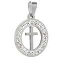 thumbnail image 1 of Crucifix Collier Pendentif Crucifix Brillant Rond Brillant Crucifix Pendentif Pendentif Chrétien Expérience Inégalée, 1 of 8