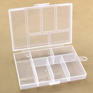 Yirtree 2/3 Layers Plastic Organizer Container Storage Box Adjustable  Divider Removable Grid Compartment for Jewelry Beads Earring Tool Fishing  Hook