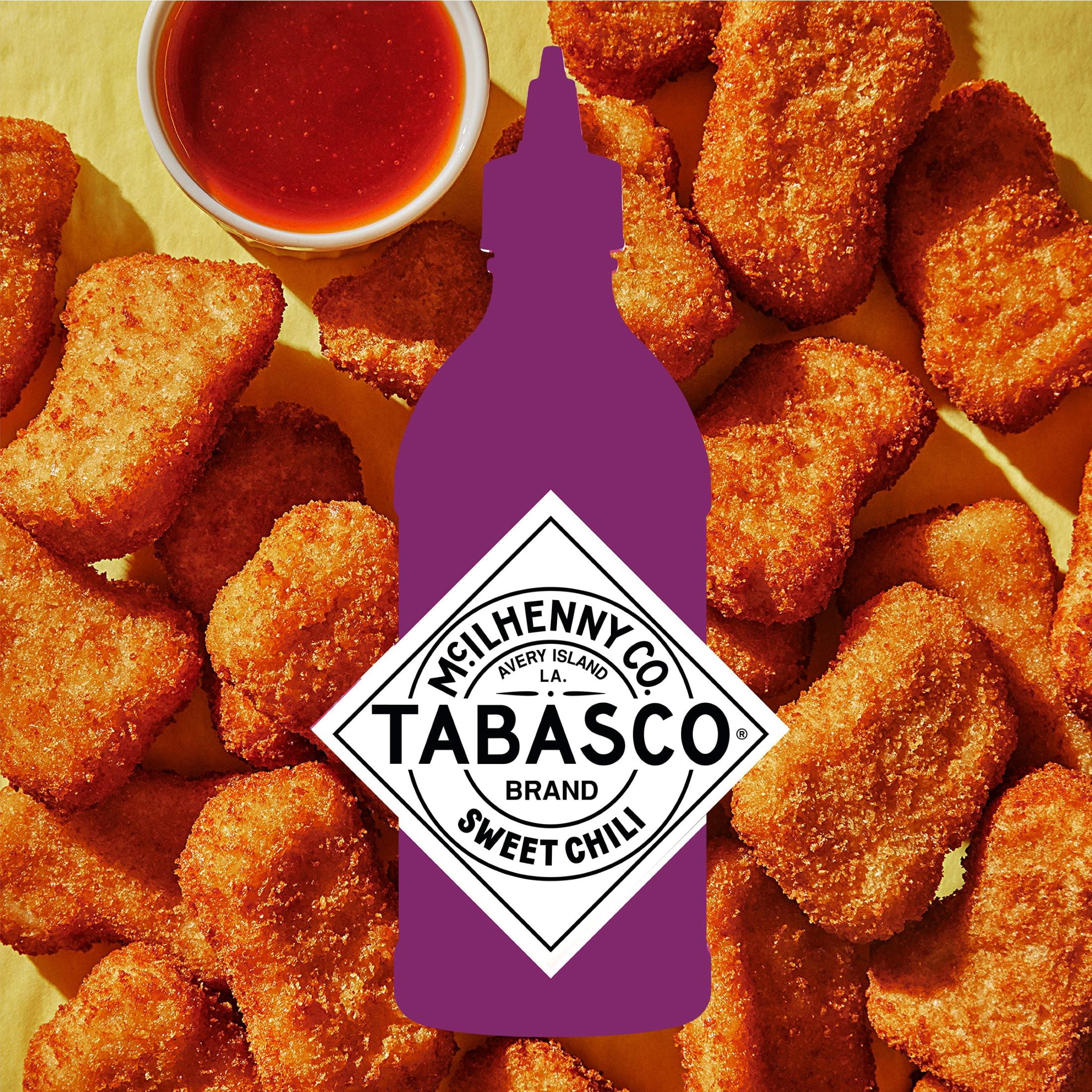 (3 pack) Tabasco Sweet Chili Sauce, 11 oz Regular Squeezable Plastic Bottle, Liquid Form, Gluten Free
