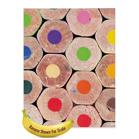 J2001ATTG Jumbo  Teacher Thank You Greeting Card: 'Pencil Me In' with Envelope (Big Size: 8.5+ x