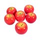 thumbnail image 5 of Juego de 6 manzanas rojas realistas para decoración de cocina y fiestas, 5 of 8