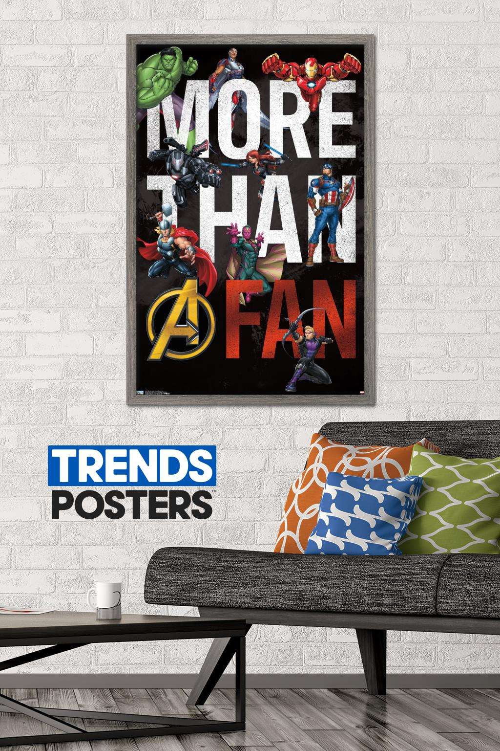 Marvel Comics - More Than A Fan Wall Poster, 22.375" x 34", Framed
