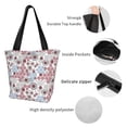 thumbnail image 4 of Easygdp Abstract Floral Bolso de Hombro para Mujer, Bolso Bandolera y Cartera de Mano Elegante para Uso Diario, 4 of 6