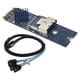 thumbnail image 5 of Tarjeta de expansión M.2 NVMe a SFF 8087 SATA 3.0 de fácil instalación compatible con 2260 y 2280 con cable, 5 of 7