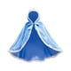 thumbnail image 1 of sweethay Capa Amigable con la Piel Fibra de Poliéster Adultos Niños Túnica con Capucha Manto de Moda Superficie Lisa con Hebilla Fiestas Temáticas Prendas para la parte del cuerpo Azul 110cm sweethay AP011490-11, 1 of 6