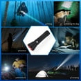 thumbnail image 4 of Linterna de buceo antorcha de buceo impermeable IPX8 para exteriores ANGGREK Otros, 4 of 8