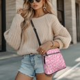 thumbnail image 4 of Eheartsgir Flowers Shoulder Bag Leather Crossbody Shoulder Purse for Women, Adjustable Strap Waterproof Ladies Crossbody Bag Stylish for Daily Life Daily Use, 4 of 7