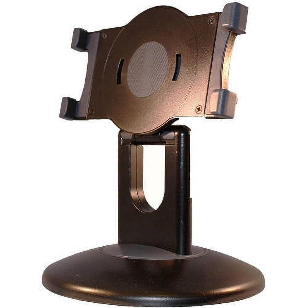 Universal Tablet On-Desk Station, Desk Stand on Swivel Weighted Base
