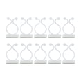 thumbnail image 2 of oshhnii 4x10 Pieces Plant Climbing Wall Fixture Clips Self Adhesive for Decorations S white, 2 of 9