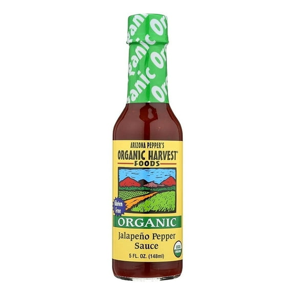 Organic Harvest Foods Arizona Peppers Organic Sauce Jalapeno Pepper -- 5 fl oz Pack of 3
