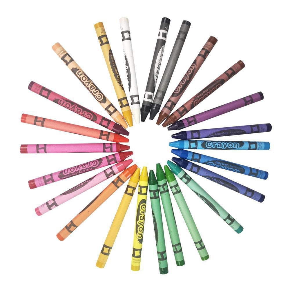 PEN+GEAR 24CT Crayons Packed in Window Paper Box, PEN+GEAR 24CT CRAYONS