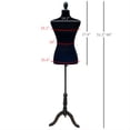 thumbnail image 3 of HOMCOM Women's Dress Form Mannequin Stand Torso Dressmaker Display, 3 of 10