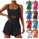 thumbnail image 2 of Mono deportivo de una pieza para mujer, pantalones cortos de gimnasio, ropa deportiva con bolsillo trasero con cremallera, 2 of 3