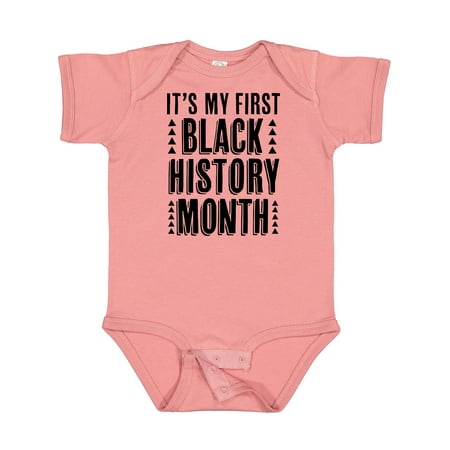 

Inktastic My First Black History Month Gift Baby Boy or Baby Girl Bodysuit