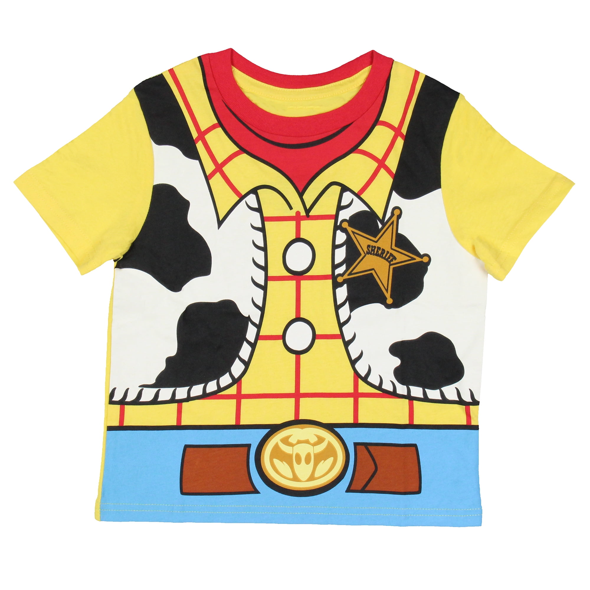 Disney Toy Story Toddler Boys Sheriff Woody Cowboy Costume Kids T-Shirt ...