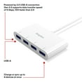 thumbnail image 6 of Staples TECH 4-Port USB 3.0 Hub White (ST62380), 6 of 8