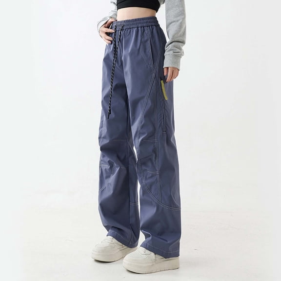 Womens Cargo Pants High Waisted Women's Hiking Pants Lightweight Baggy Pants Pull on Pants