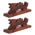 thumbnail image 4 of Miangastore 2Pcs Calligraphy Painting Brush Holder Chinese Brush Rack Wooden Ink Brush Shelf, 4 of 9