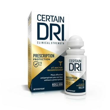 Certain Dri Prescription Strength Clinical Antiperspirant, Roll-On, 1.2 fl oz