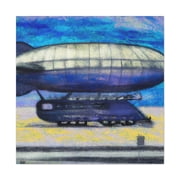 Lofty Art Deco Blimp - Canvas