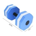 thumbnail image 4 of JikouIivo Water Dumbbells ,2PCS High-Density EVA-Foam Dumbbell Set, Aquatic Exercise Dumbells Water Aerobics Workouts 2PCS Foam Barbells for Men Women Water Sports Fitness Tool, 4 of 4