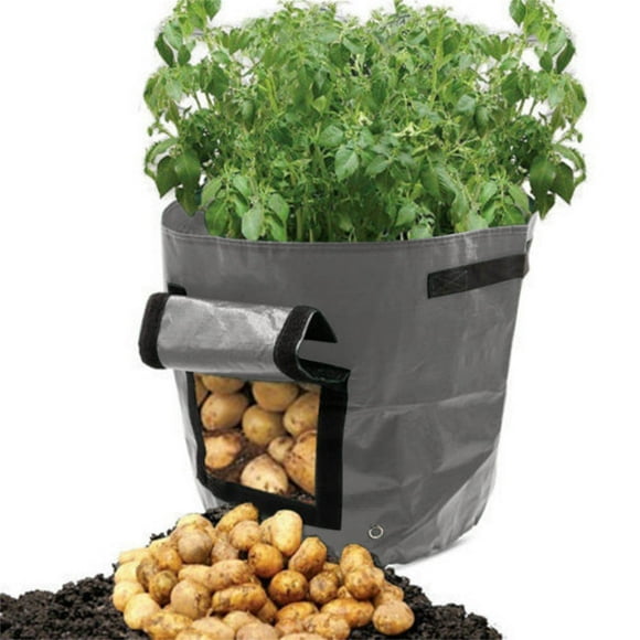 Potato Grow Bags Potato Bags for Growing Potatoes Potato Planter Potato Growing Bags Potato Growing Containers Grow Bags for Potatoes Potato Planter PE Container Bag Pouch Growing Pot Side Window
