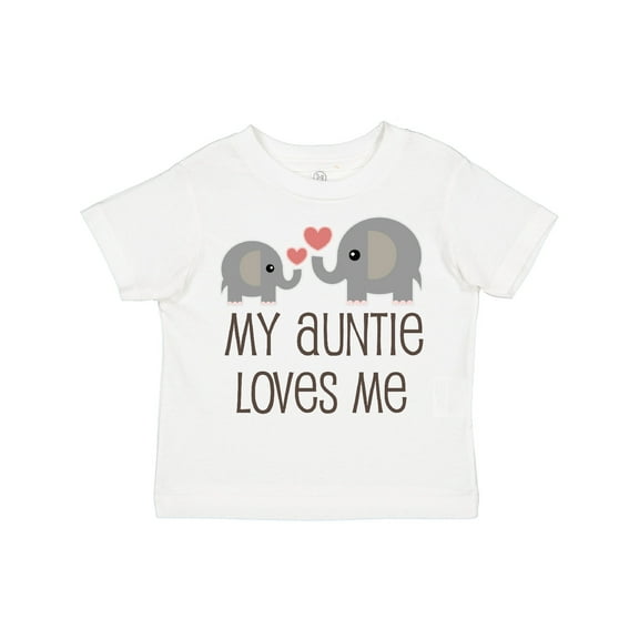 Inktastic My Auntie Loves Me Boys or Girls Toddler T-Shirt