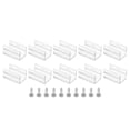 thumbnail image 1 of Unique Bargains LED Strip Light Clips Mounting Bracket Fixing Clips Plastic for 11.5mm-12.4mm Neon Light Cable 25mm Long 40 Pack, 1 of 6