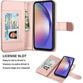 thumbnail image 3 of NJJEX Wallet Case for Samsung Galaxy A03S A12 A13 A14 A23 A32 A51 A52 A53 A54 5G Case,[9 Card Slots] PU Leather Credit Holder Folio Flip [Detachable] Kickstand Lanyard Magnetic Phone Cover [Rose Pink], 3 of 7