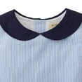 thumbnail image 4 of Hope & Henry Girls' Blue Peter Pan Collar Seersucker Dress, 4 of 4
